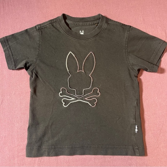 Psycho Bunny Other - Psycho Bunny 3T Tee Shirt - Black Toddler short sleeve top Raised Graphic Logo